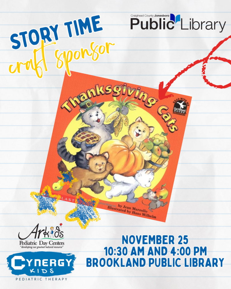 Brookland Public Library Storytime and Craft